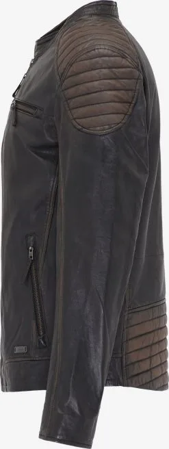 Mustang Leren Jassen Tussenjas Heren Chocoladebruin / Sepia -Mustang Verkoop 89e5f6296136f971382242b785e3801a