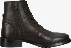 Mustang Enkellaarsjes Veterlaarsjes Dames Donkerbruin -Mustang Verkoop 89eae4ab125b01e66d08cdc09f12b7fc