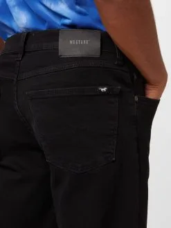 Mustang Straight Regular Jeans Big Sur Heren Zwart -Mustang Verkoop 8d0d94bd32d2573e87778199d6245b57