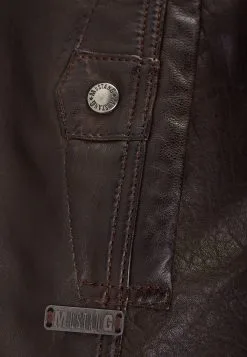 Mustang Leren Jassen Tussenjas Heren Kastanjebruin -Mustang Verkoop 8d24e932c50edf48b7e3e99566bec3c3