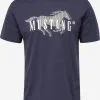 Mustang T-shirts Shirt Heren Marine -Mustang Verkoop 8d89f785d65f0bcc656a2461351e620a