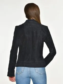 Mustang Leren Jassen Tussenjas Ryana Dames Blauw -Mustang Verkoop 8eb0088d5d9f7867d4991c37b043efb2