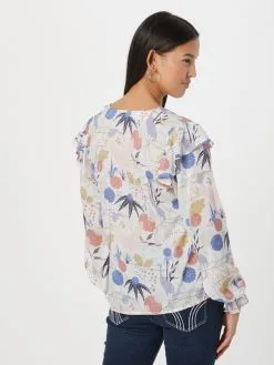 Mustang Blouseshirts Blouse Emma Dames Natuurwit -Mustang Verkoop 8ee1b76088f0ae7359c5716cb19269b8