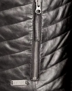 Mustang Leren Jassen Tussenjas Jonas Heren Zwart -Mustang Verkoop 91ccf753dbbd0592dc10d7c8b54f04f8