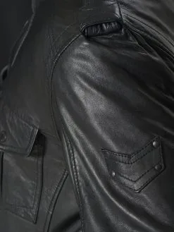 Mustang Leren Jassen Tussenjas Walker RF Heren Zwart -Mustang Verkoop 946e8e9afc87ca2e6542f5b9329deb78