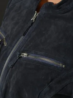 Mustang Leren Jassen Tussenjas Ryana Dames Blauw -Mustang Verkoop 94f1f067022262d8cf8f8554cd63e07f