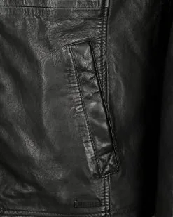 Mustang Leren Jassen Tussenjas Walker RF Heren Zwart -Mustang Verkoop 998bbab17d1b1d4939b5e736b72e7dde