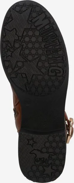Mustang Enkellaarsjes Veterlaarsjes Dames Roestbruin -Mustang Verkoop 9ad3375eabe63ee99d803ce2c350ca8a