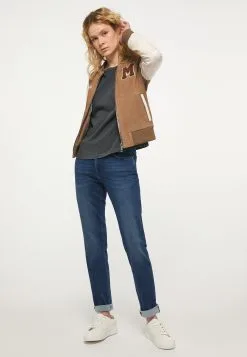 Mustang Leren Jassen Tussenjas Dames Bruin / Karamel -Mustang Verkoop 9c1b639aeb6cf60c68e000131f4cc8f8