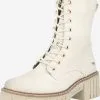 Mustang Enkellaarsjes Veterlaarsjes Dames Crème 1 Mustang Enkellaarsjes Veterlaarsjes Dames Crème -Mustang Verkoop 9ead2750368bff2c40c1e46c57cb3d4e