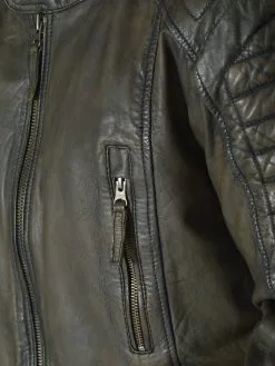 Mustang Leren Jassen Tussenjas Cruz Heren Bruin -Mustang Verkoop a04ea9d5f49add5e59fba473fe0118da