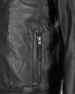 Mustang Leren Jassen Tussenjas 3102052 Heren Zwart -Mustang Verkoop a1d8ccc5972a04a0bffe12dc5e4c774c