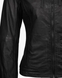 Mustang Leren Jassen Tussenjas Ryana Dames Zwart -Mustang Verkoop a3acf68f7767e3dcf226791c35ef2a6a