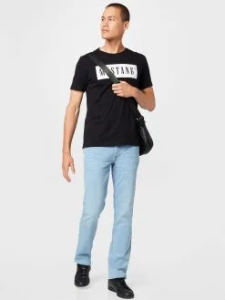 Mustang Straight Regular Jeans Washington Heren Lichtblauw -Mustang Verkoop a472be940b68d220a9e474be3a2be692