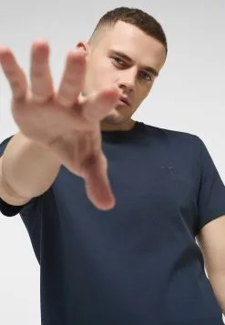 Mustang T-shirts Shirt Heren Navy -Mustang Verkoop a8b320ed32997e32b16d067c45302fd4