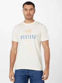 Mustang T-shirts Shirt Alex Heren Ecru -Mustang Verkoop aa64b4e2c8a1c8ec73fba5dd900dcc20