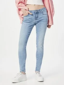 Mustang Jeans Skinny Jeans Quincy Dames Blauw -Mustang Verkoop ab81171fb4d97d4e853dad60ed638f21