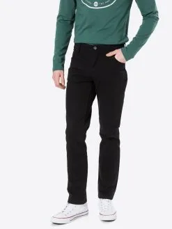 Mustang Pantalons Slimfit Broek Washington Heren Zwart -Mustang Verkoop abdd9e52945ed951c67792681f7b9954