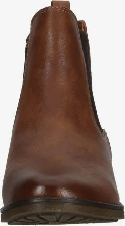Mustang Enkellaarsjes Chelsea Boots Dames Cognac / Donkerbruin -Mustang Verkoop b1e5f15562e66573e954c445adf13215