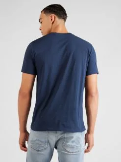 Mustang T-shirts Shirt ALEX Heren Nachtblauw -Mustang Verkoop b1f148983f9029d6d6bd2b70db1ff979