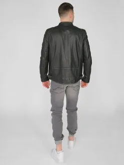 Mustang Leren Jassen Tussenjas 31021308 Heren Zwart -Mustang Verkoop b3d1ddb21ea0147a6a8ab5e22b04646e