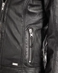 Mustang Leren Jassen Tussenjas 3102136 Dames Zwart -Mustang Verkoop b5a8f4d2a4702fbbb446a85ac3f8efb4