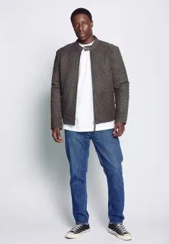 Mustang Leren Jassen Tussenjas Heren Grafiet -Mustang Verkoop b684907a202f76cf41eb06c136589a55