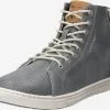 Mustang Hoge Sneakers Sneakers Hoog Dames Donkergrijs