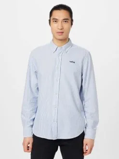 Mustang Casual Overhemden Regular Fit Overhemd Clemens Heren Navy / Lichtblauw -Mustang Verkoop b90d85d72decb947afd0f727dfd702b6