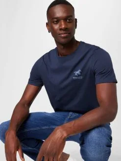 Mustang T-shirts Shirt Alex Heren Navy -Mustang Verkoop bd6fb85108a727958117bd4b5c9cbce3