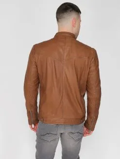 Mustang Leren Jassen Tussenjas 31021312 Heren Cognac -Mustang Verkoop be8e629f4fb3ee1ef10f4f9809a9825f