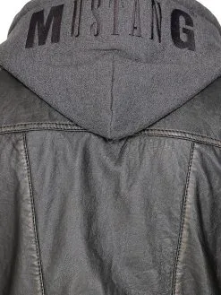 Mustang Leren Jassen Tussenjas 31021306 Heren Zwart -Mustang Verkoop bfff3530b1da90dd76bb6cc218d4a840