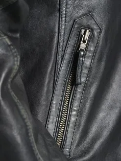 Mustang Leren Jassen Tussenjas Whyte Heren Zwart -Mustang Verkoop c189018a07fc2eea76967b71ab2df49a