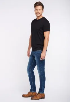 Mustang Jeans Skinny Jeans Oregon Heren Blauw -Mustang Verkoop c3655d6534da302776ce6b845afce3a9
