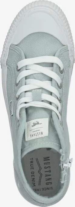 Mustang Hoge Sneakers Sneakers Hoog Dames Mintgroen -Mustang Verkoop c503b2795cfb5afad25e26eb86557141