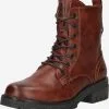 Mustang Enkellaarsjes Veterlaarsjes Dames Roestbruin -Mustang Verkoop c61581d050252f634c6b0ae7f915a7fd