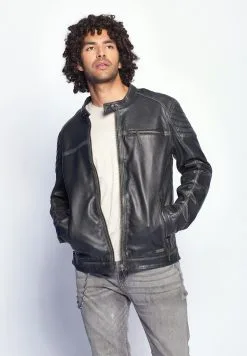 Mustang Leren Jassen Tussenjas Darwin Heren Zwart -Mustang Verkoop c9cbcce7c75e0da0bb7cb398cbe1a77e