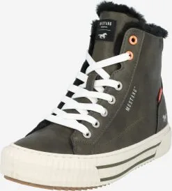 Mustang Enkellaarsjes Veterlaarsjes Dames Kaki