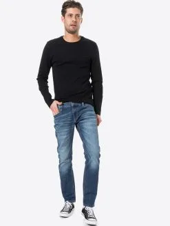 Mustang Straight Regular Jeans Oregon Heren Blauw -Mustang Verkoop cf8e2df5f9774920a7e9b695cee2e459