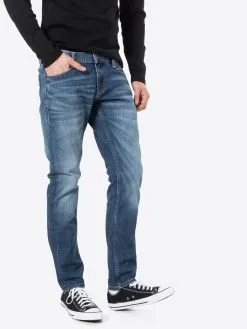 Mustang Straight Regular Jeans Oregon Heren Blauw -Mustang Verkoop d522d6227568b9a4bdb72bdae8ff9080
