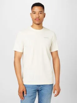 Mustang T-shirts Shirt Alex Heren Wolwit -Mustang Verkoop da098ce3c1d0fd8be975ab216dea05f5