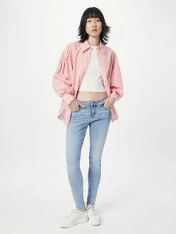 Mustang Jeans Skinny Jeans Quincy Dames Blauw -Mustang Verkoop dac19083a5d1d3db256f817b6de68ab2