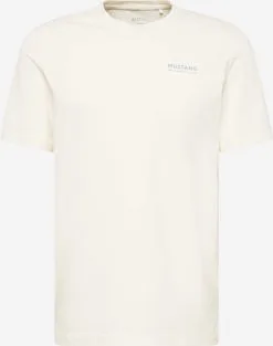 Mustang T-shirts Shirt Alex Heren Wolwit