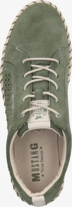 Mustang Casual Sneakers Sneakers Laag Dames Olijfgroen -Mustang Verkoop e1df42267997e28b1cf36728ec8bf1b1