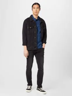 Mustang Straight Regular Jeans Oregon Heren Zwart -Mustang Verkoop e2d965a6f6efd06312a6e2256f150c6b