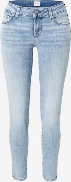 Mustang Jeans Skinny Jeans Quincy Dames Blauw