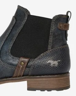 Mustang Enkellaarsjes Chelsea Boots Dames Navy -Mustang Verkoop e37c10633f5917bc8f34c81153a94ed4