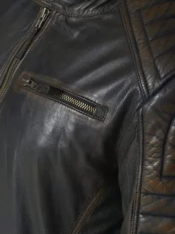 Mustang Leren Jassen Tussenjas Patrick Heren Bruin -Mustang Verkoop e51f6506d2047022e6e5ac9c0dfbf44c