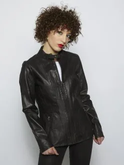 Mustang Leren Jassen Tussenjas Gloria Dames Zwart -Mustang Verkoop e5d8a54634367c564f8bef9afa4d8d5d