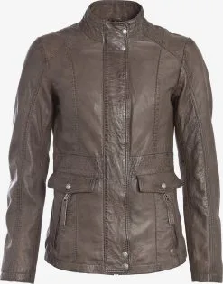 Mustang Leren Jassen Tussenjas Jasmin Dames Bruin